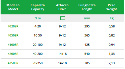 TECNOGI 4100SR Click Torque Wrench 3° (TECNOGI Tools) - Premium Torque Wrench from TECNOGI - Shop now at Yew Aik.