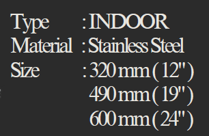 YEW AIK Convex Mirror Indoor Stainless Steel (YEW AIK Tools) - Yew Aik (S) Pte Ltd