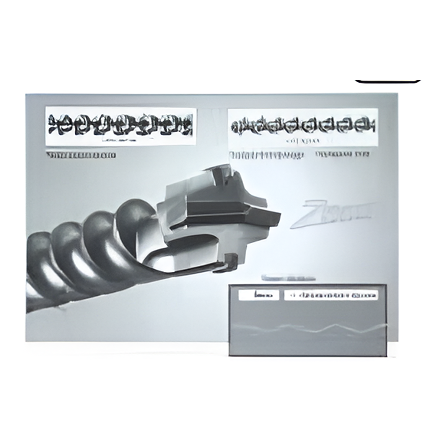 YEW AIK Hammer Drill Bit 4-Cutter Head with Double Flute Design - Premium Hammer Drill Bit from YEW AIK - Shop now at Yew Aik.