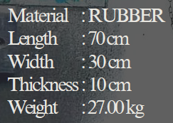 YEW AIK Rubber Dock Bumper 70cm Length (YEW AIK Tools) - Yew Aik (S) Pte Ltd