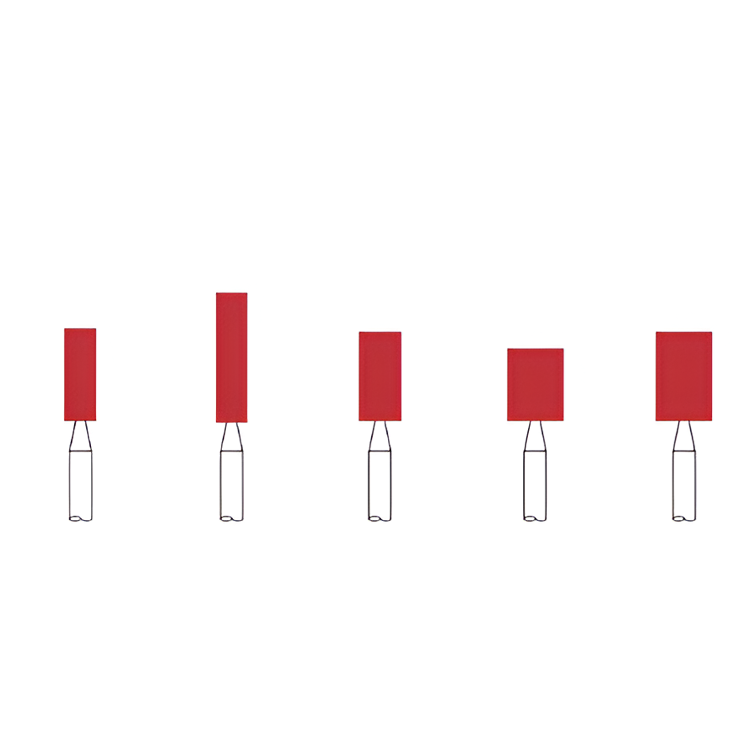 YEW AIK W163 - W182 Mounted Points Shapes Shank Dia. 3mm & 6mm - Premium Mounted Points from YEW AIK - Shop now at Yew Aik.