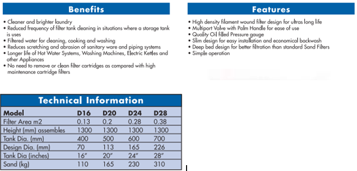 Yew Aik Deep Bed Sand Filter For Sparkling Clear In Your House - Premium Sand Filter from YEW AIK - Shop now at Yew Aik.