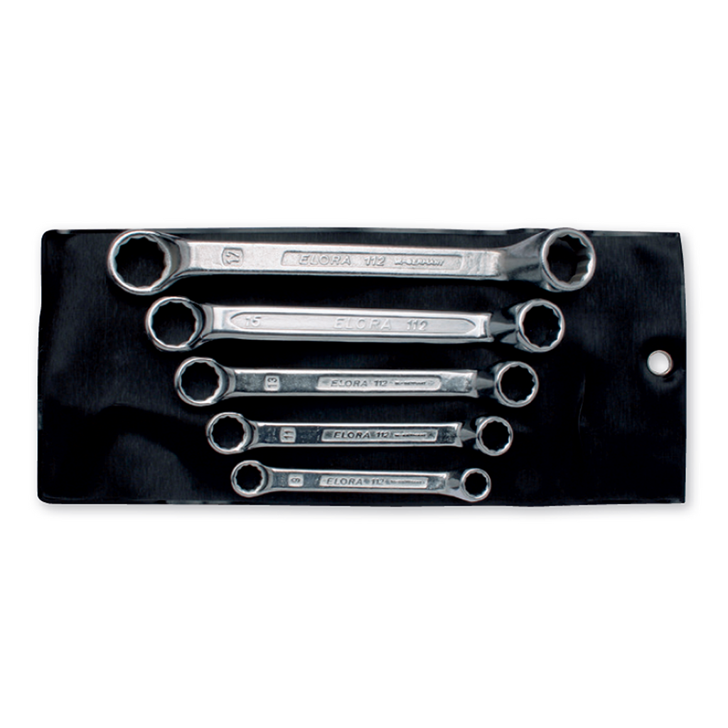 ELORA 112S-AF Double Ended Ring Spanners Set Inches (ELORA Tools) - Premium Double Ended Ring Spanners Set Inches from ELORA - Shop now at Yew Aik.