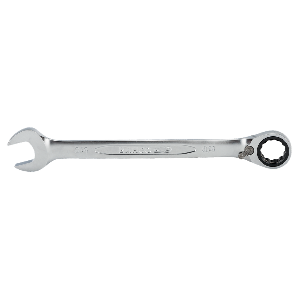 BAHCO 1RZ Imperial Combination Wrench Ratcheting Chrome Finish - Premium Combination Wrench from BAHCO - Shop now at Yew Aik.