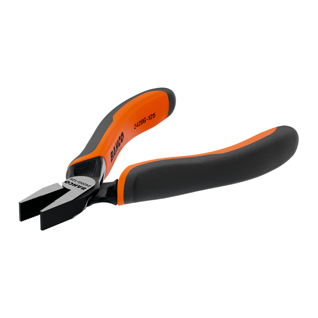 BAHCO 2420G ERGO Short Flat Nose Gripping Plier Phosphate Finish - Premium Gripping Plier from BAHCO - Shop now at Yew Aik.