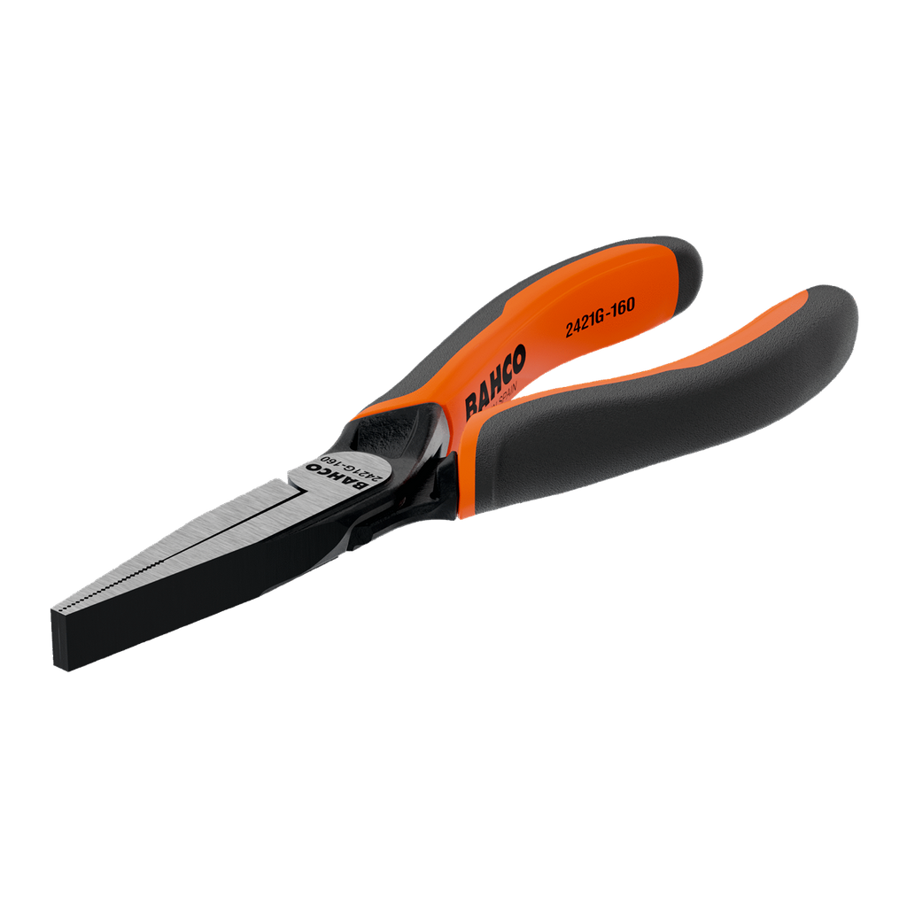 BAHCO 2421G ERGO Long Flat Nose Gripping Plier Phosphate Finish - Premium Gripping Plier from BAHCO - Shop now at Yew Aik.