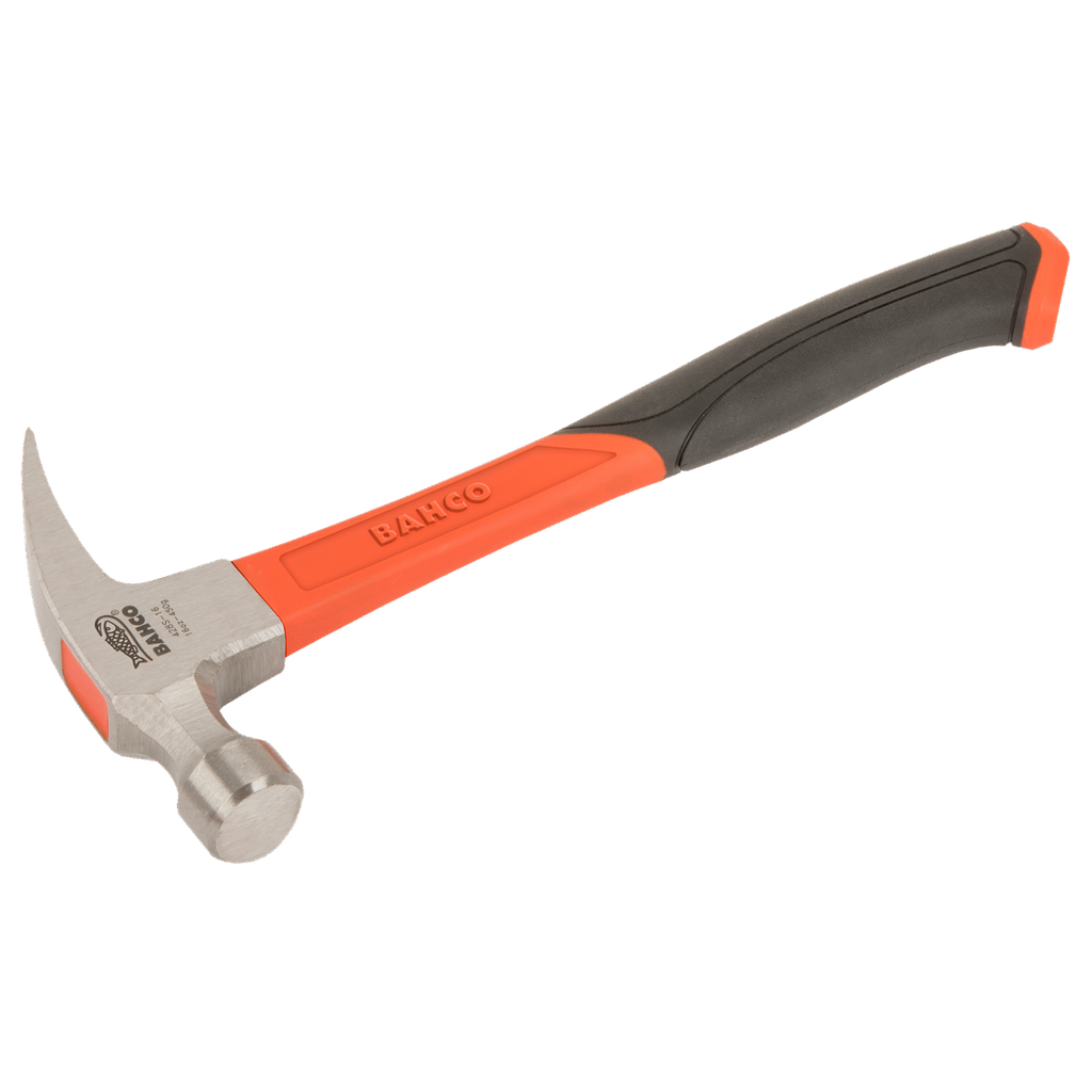 BAHCO 428S Claw Hammer Rubber Grip With RIP Nails (BAHCO Tools) - Premium Claw Hammer from BAHCO - Shop now at Yew Aik.