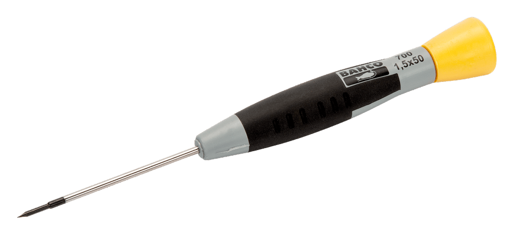 BAHCO 700 Slotted Screwdriver with Precision Grip 0.18-0.8 mm - Premium Screwdriver from BAHCO - Shop now at Yew Aik.