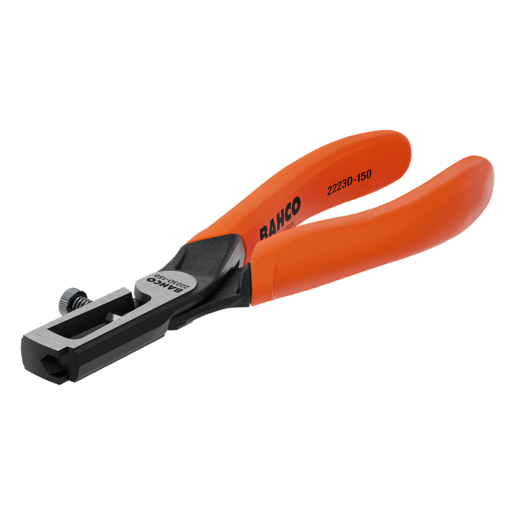 BAHCO 2223D Wire Stripping Plier with Monomaterial Handles - Premium Wire Stripping Plier from BAHCO - Shop now at Yew Aik.