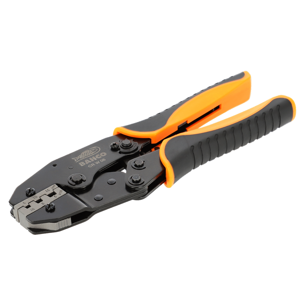 BAHCO CR W 06 Ratcheting Crimping Plier for Tubular 6 AWG-16 AWG - Premium Crimping Plier from BAHCO - Shop now at Yew Aik.