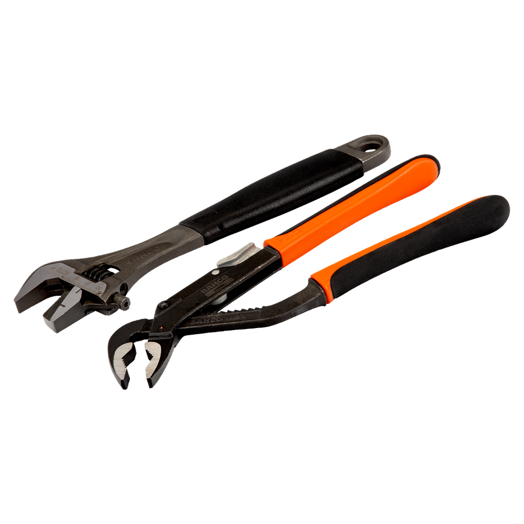 BAHCO 9873 ERGO Plumber’s Plier Set 9072P Adjustable Wrench - Premium Plier Set from BAHCO - Shop now at Yew Aik.