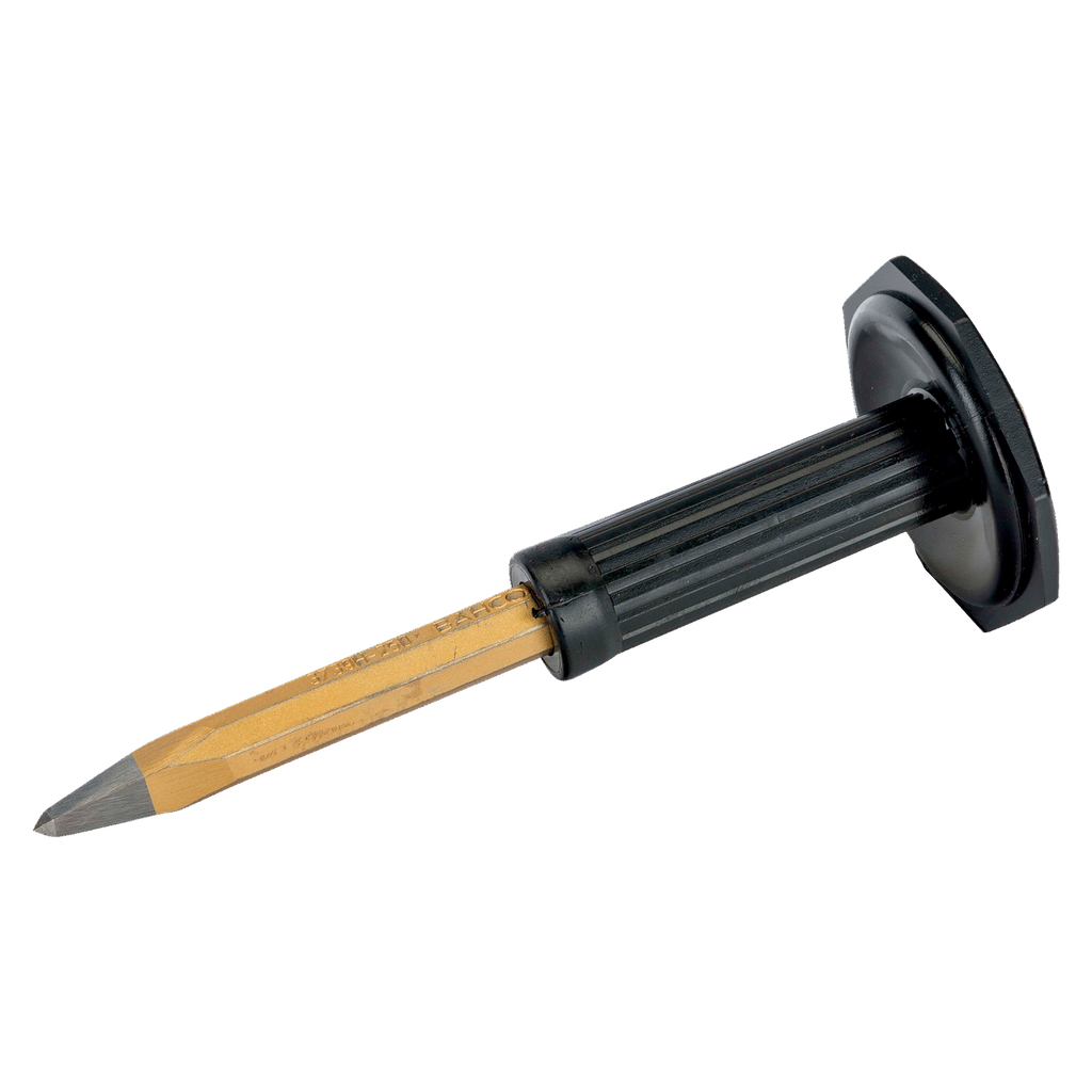 BAHCO 3739H Pointed Chisel with Octagonal Shank and Guard - Premium Pointed Chisel from BAHCO - Shop now at Yew Aik.