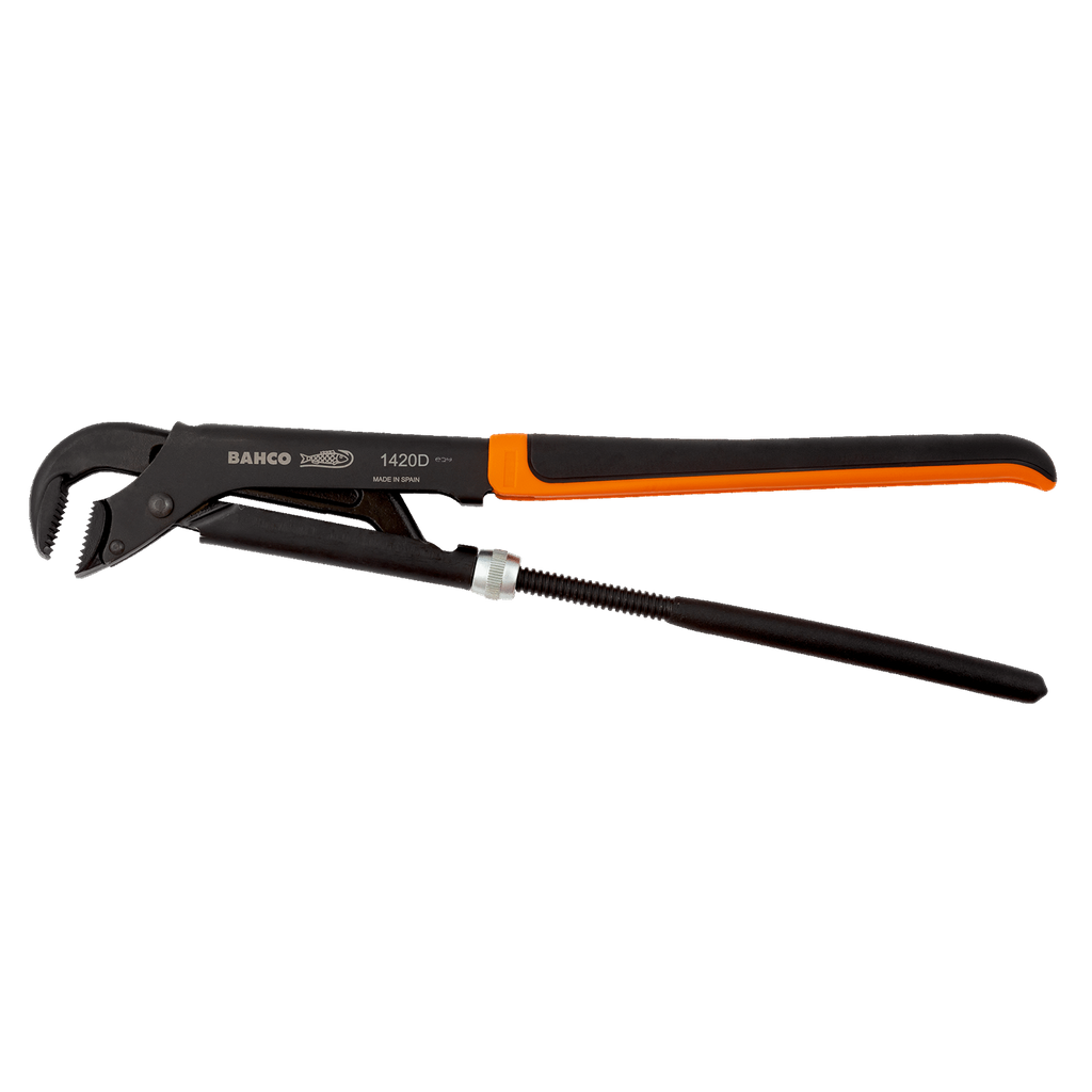 BAHCO 1410D/1420D ERGO Swedish Model 90° Pipe Wrench - Premium Pipe Wrench from BAHCO - Shop now at Yew Aik.
