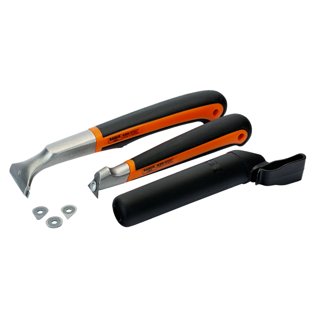 BAHCO SCRAPER-SET2 ERGO™ Paint Scrapers Set with Dual- Component Handle (BAHCO Tools) - Premium Scrapers from BAHCO - Shop now at Yew Aik.