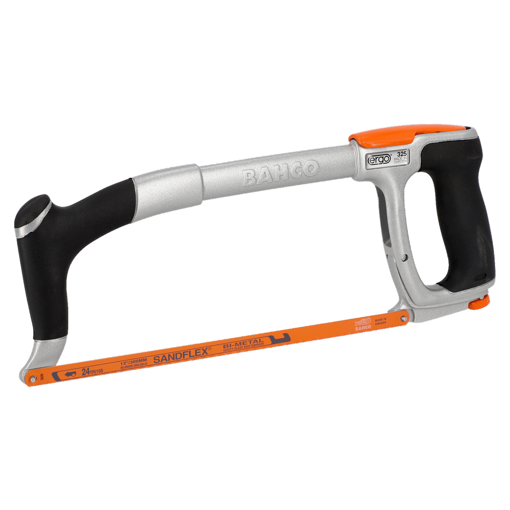 BAHCO 325 ERGO™ Professional Hand Hacksaw Frames 300 mm (BAHCO Tools) - Premium Hand Hacksaw Frames from BAHCO - Shop now at Yew Aik.