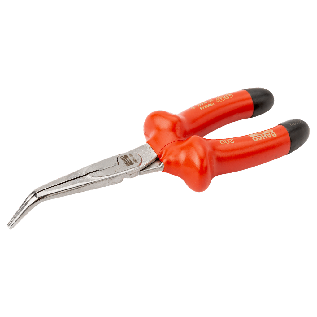 BAHCO 2427V VDE Insulated 45° Tip Angled Snipe Nose Pliers (BAHCO Tools) - Premium Pliers from BAHCO - Shop now at Yew Aik.