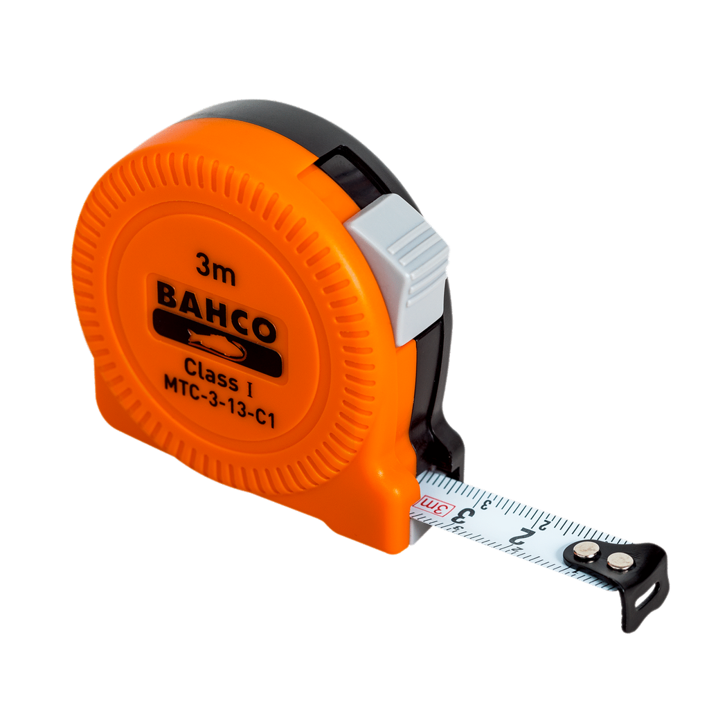BAHCO MTC_C1 Short Measuring Tapes with ABS Grip Compact Class-I (BAHCO Tools) - Premium MEASURING TAPES from BAHCO - Shop now at Yew Aik.