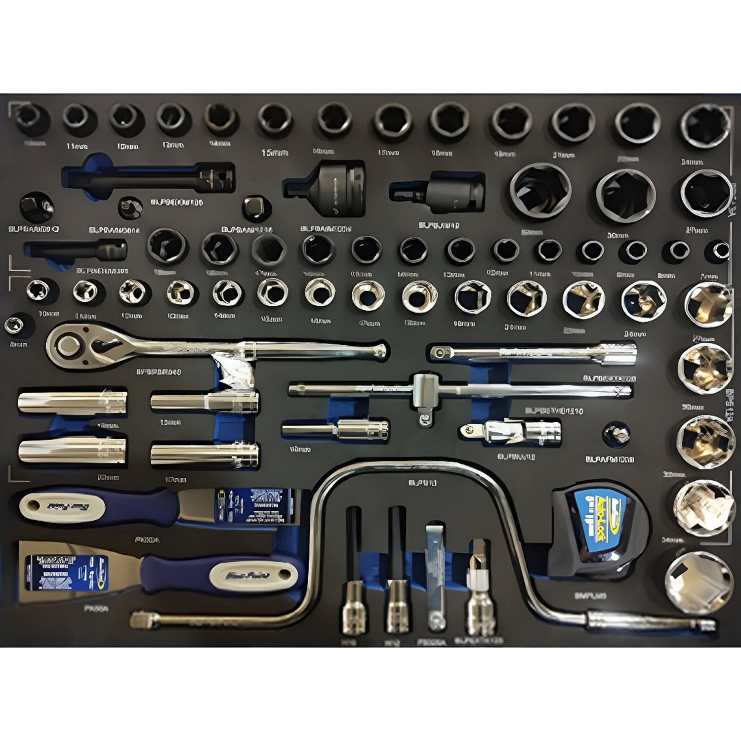 BLUE-POINT BLPF334WT Master Tool Set Foam Cut And Tools 334 Pcs