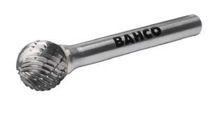 BAHCO D Tungsten Carbide Spherical Rotary Burrs For Metal (BAHCO Tools) - Premium Carbide Rotary Burrs from BAHCO - Shop now at Yew Aik.