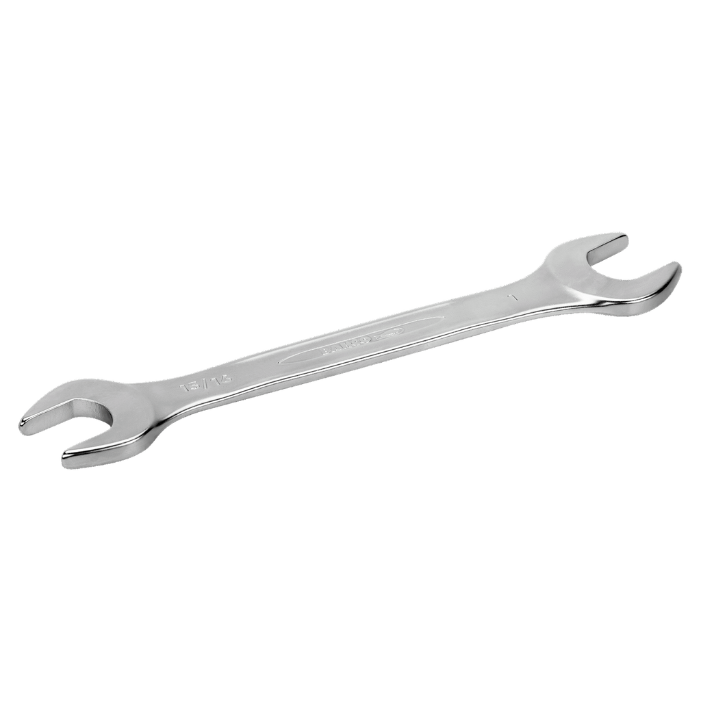 BAHCO 6Z Imperial Double Open Ended Wrench with Chrome Finish - Premium Double Open Ended Wrench from BAHCO - Shop now at Yew Aik.