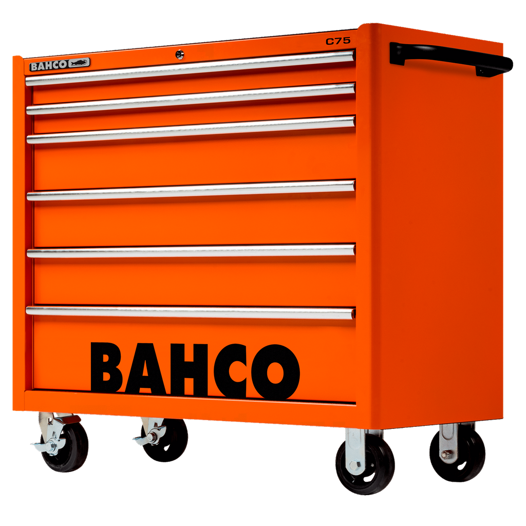 BAHCO 1475KXL6 40” Classic C75 Tool Trolleys with 6 Drawers (BAHCO Tools) - Premium Tool Trolley from BAHCO - Shop now at Yew Aik.