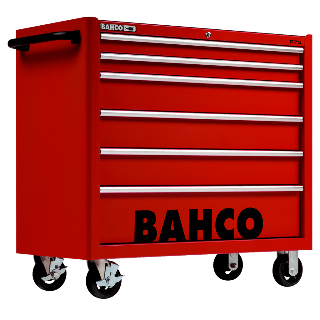 BAHCO 1475KXL6 40” Classic C75 Tool Trolleys with 6 Drawers (BAHCO Tools) - Premium Tool Trolley from BAHCO - Shop now at Yew Aik.