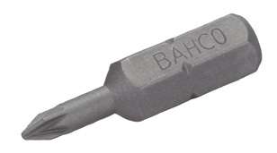 BAHCO 59S/PZ 1/4" Standard Screwdriver Bits For Pozidriv Head Screws 25 mm (BAHCO Tools) - Premium Screwdriver Bits from BAHCO - Shop now at Yew Aik.