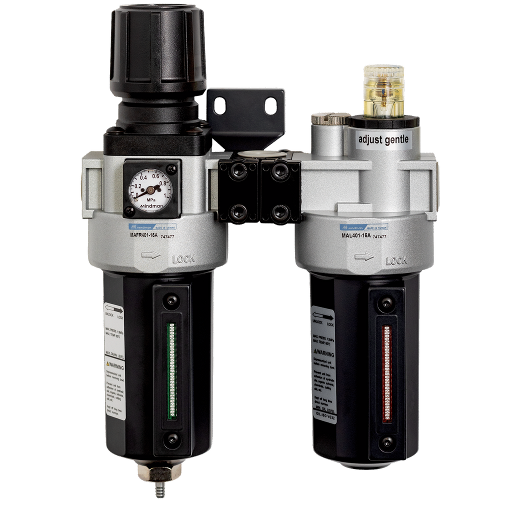 BAHCO BP255T 1/2” Filter Regulator and Lubricator Units with Type T Clean Dry Air Outlet (BAHCO Tools) - Premium Filter Regulator from BAHCO - Shop now at Yew Aik.