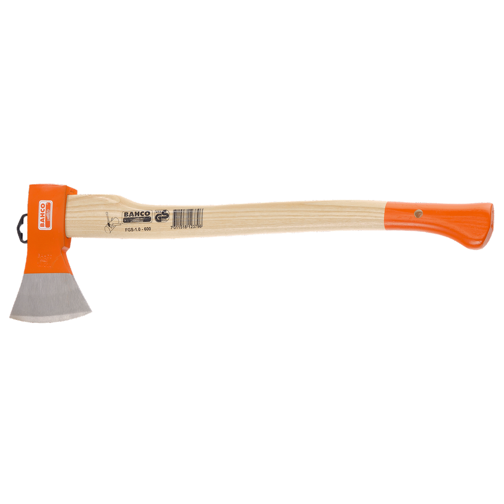 BAHCO FGS Felling Axe with Curved Ash Wood Handle 600 mm-700 mm - Premium Felling Axe from BAHCO - Shop now at Yew Aik.