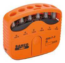 BAHCO 59S/7-3 1/4" Bit Set For TORX Tamper Resistant Screws - 7 pcs (BAHCO Tools) - Premium Screwdriver Bits from BAHCO - Shop now at Yew Aik.
