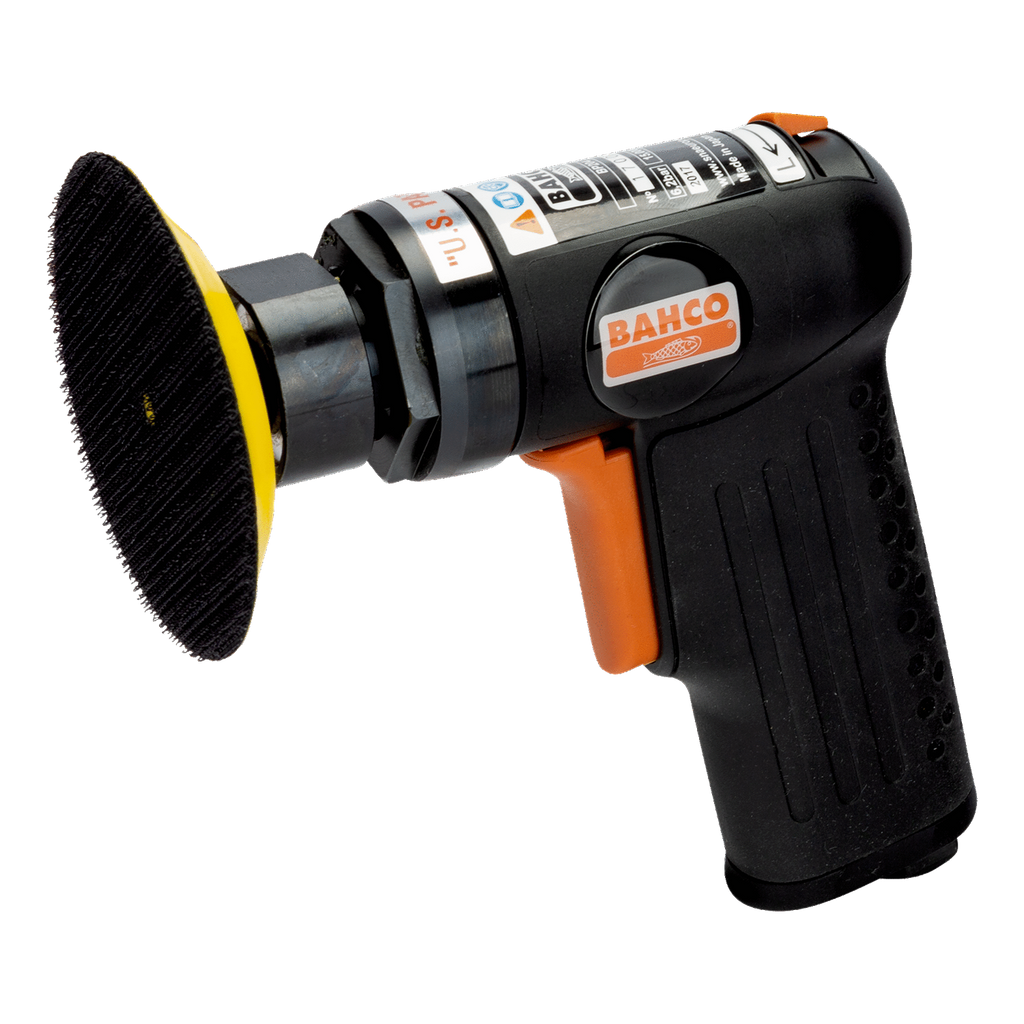 BAHCO BP204 3” Pistol Grip Orbital Air Sanders with Rubber Grip (BAHCO Tools) - Premium 3" Orbital Air Sander from BAHCO - Shop now at Yew Aik.
