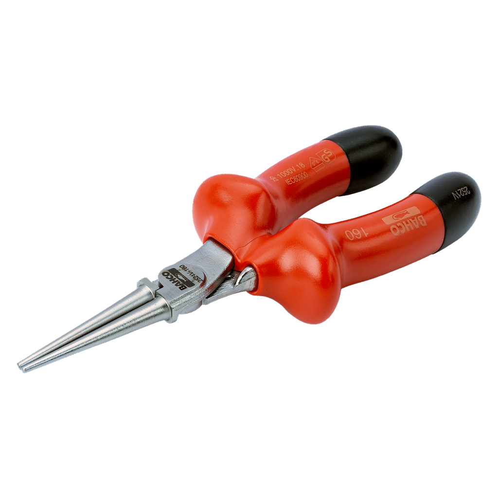 BAHCO 2521V VDE Insulated Round Nose Pliers (BAHCO Tools) - Premium Pliers from BAHCO - Shop now at Yew Aik.