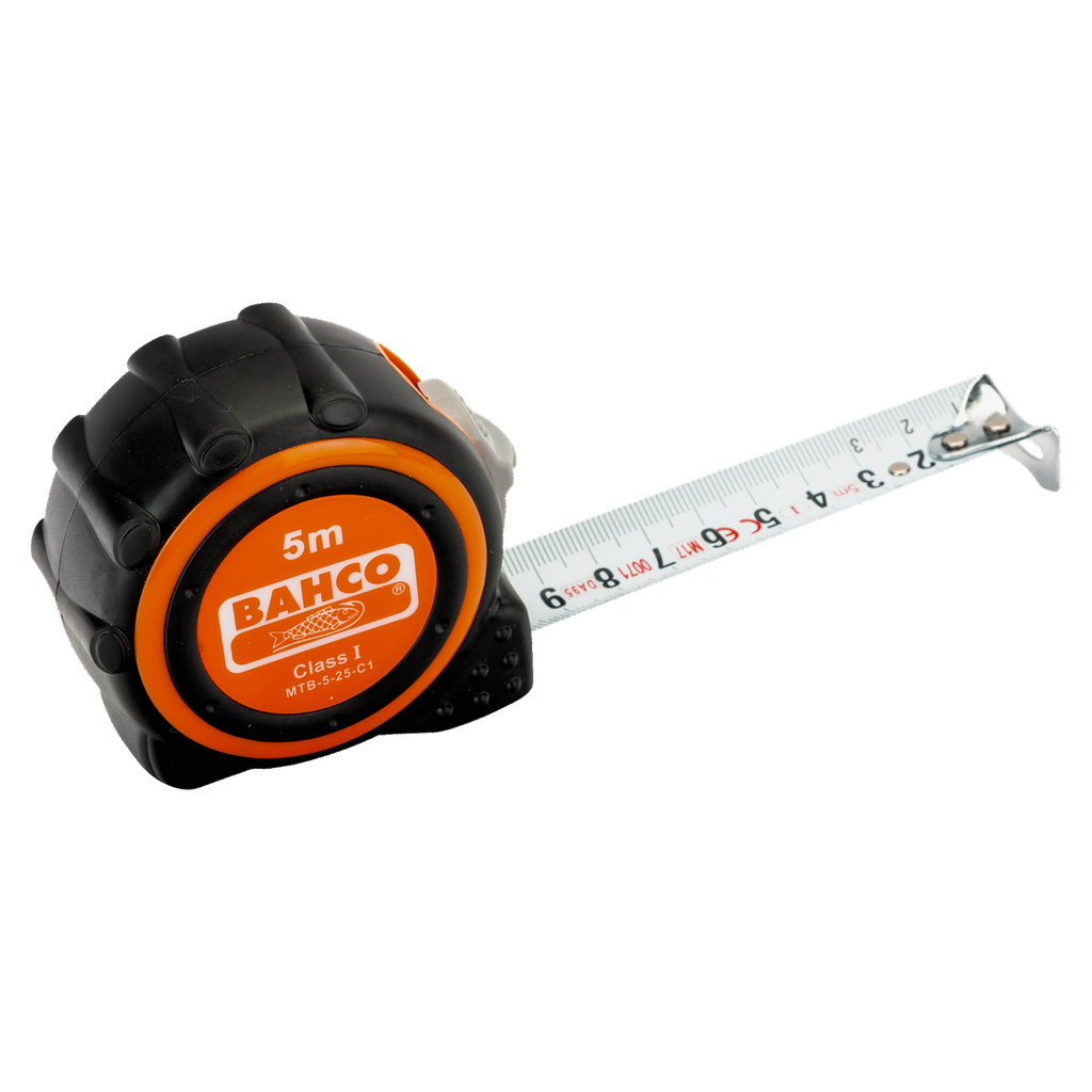 BAHCO MTB_C1 Short Measuring Tapes with Rubber Grip Class-I (BAHCO Tools) - Premium MEASURING TAPES from BAHCO - Shop now at Yew Aik.