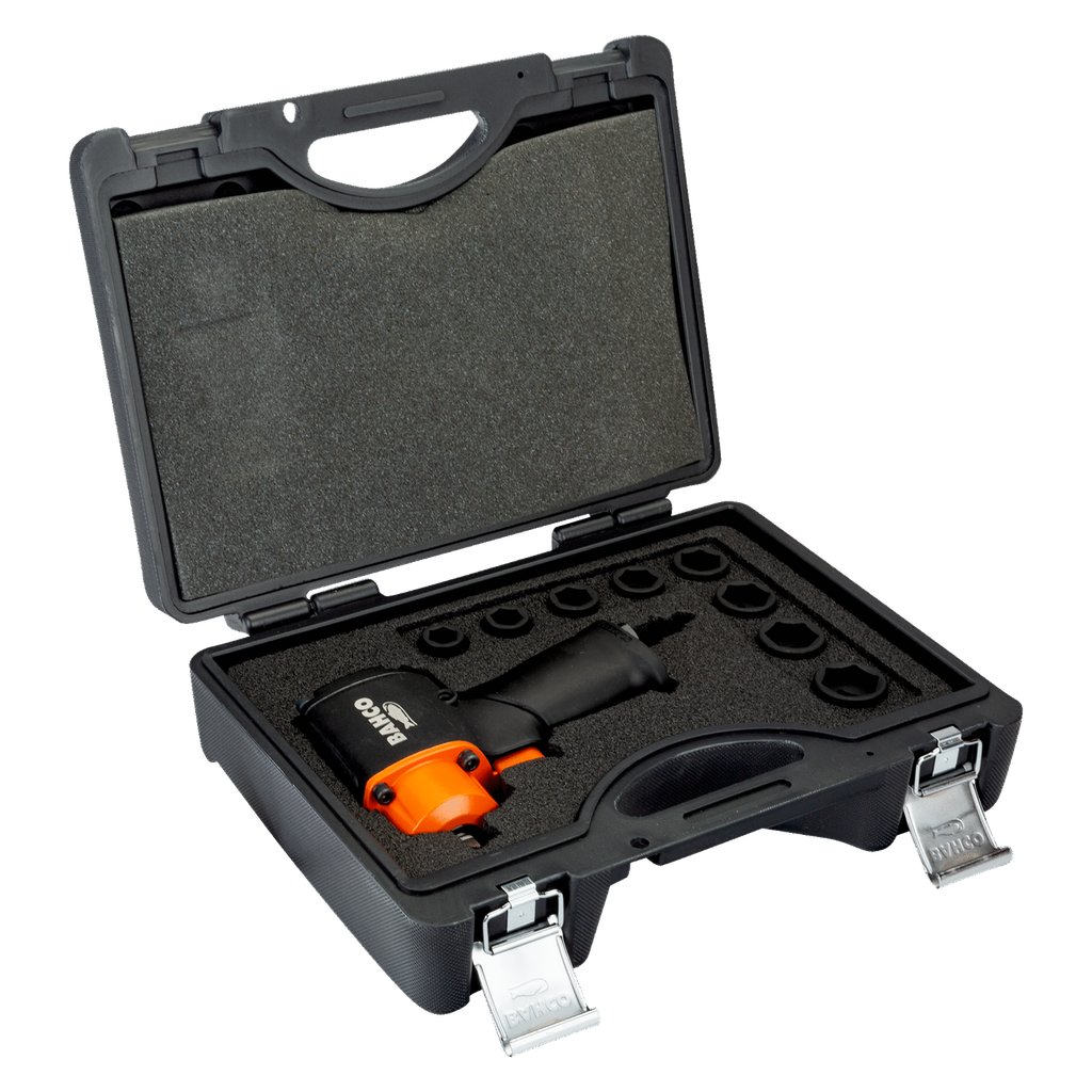 BAHCO BPC813K1 1/2” Square Drive Micro Impact Wrench Set - Premium 1/2" Micro Impact Wrench Set from BAHCO - Shop now at Yew Aik.