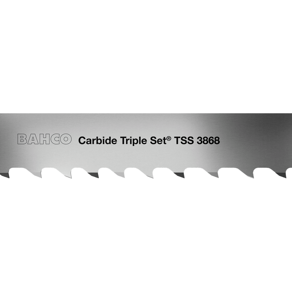 BAHCO 3868 TSS Carbide Triple Set Bandsaw Blades - Premium Bandsaw Blade from BAHCO - Shop now at Yew Aik.