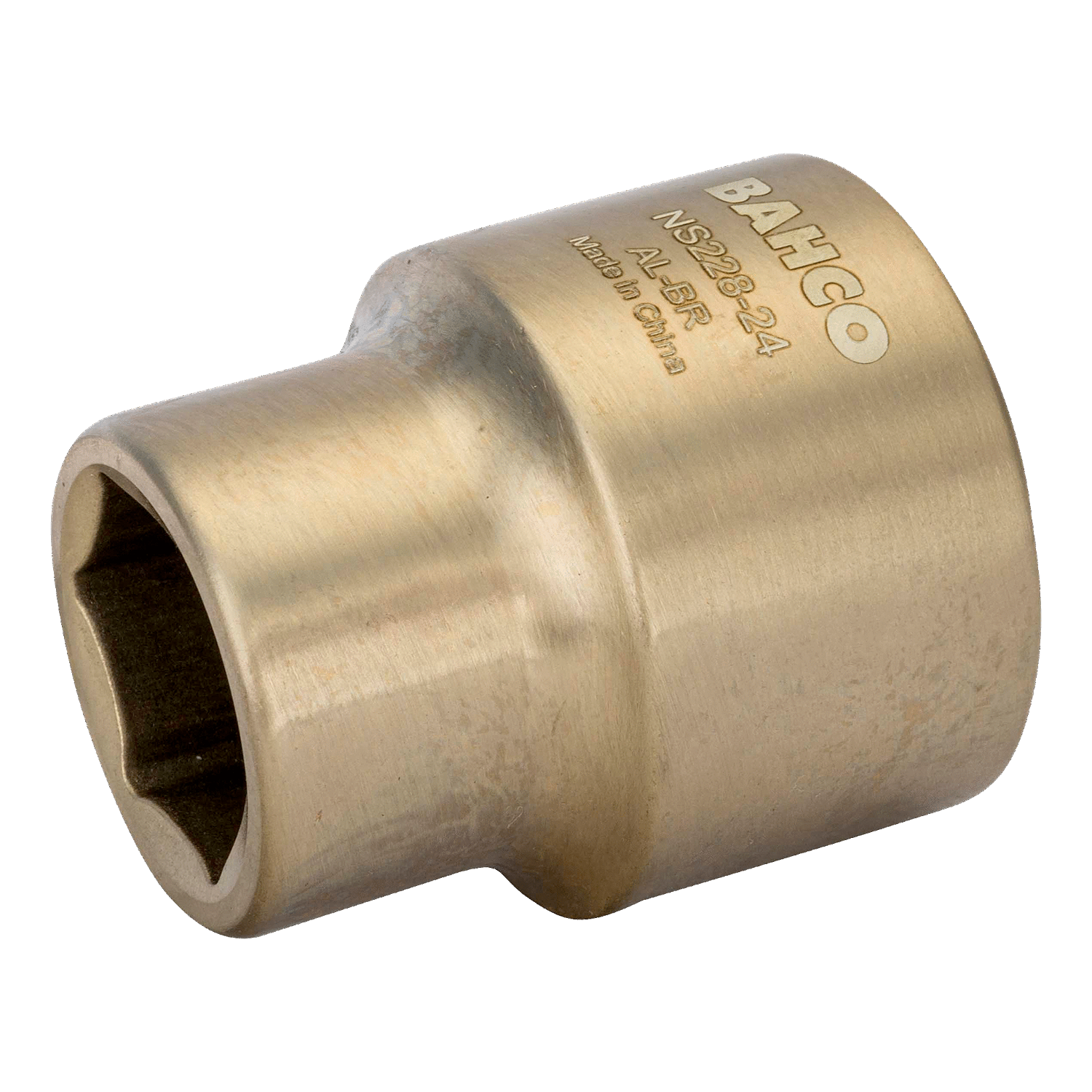 BAHCO NS228 Non-Sparking 1” Sockets with Metric Hex Profile alumunium bronze (BAHCO Tools) - Premium Non-Sparking from BAHCO - Shop now at Yew Aik.