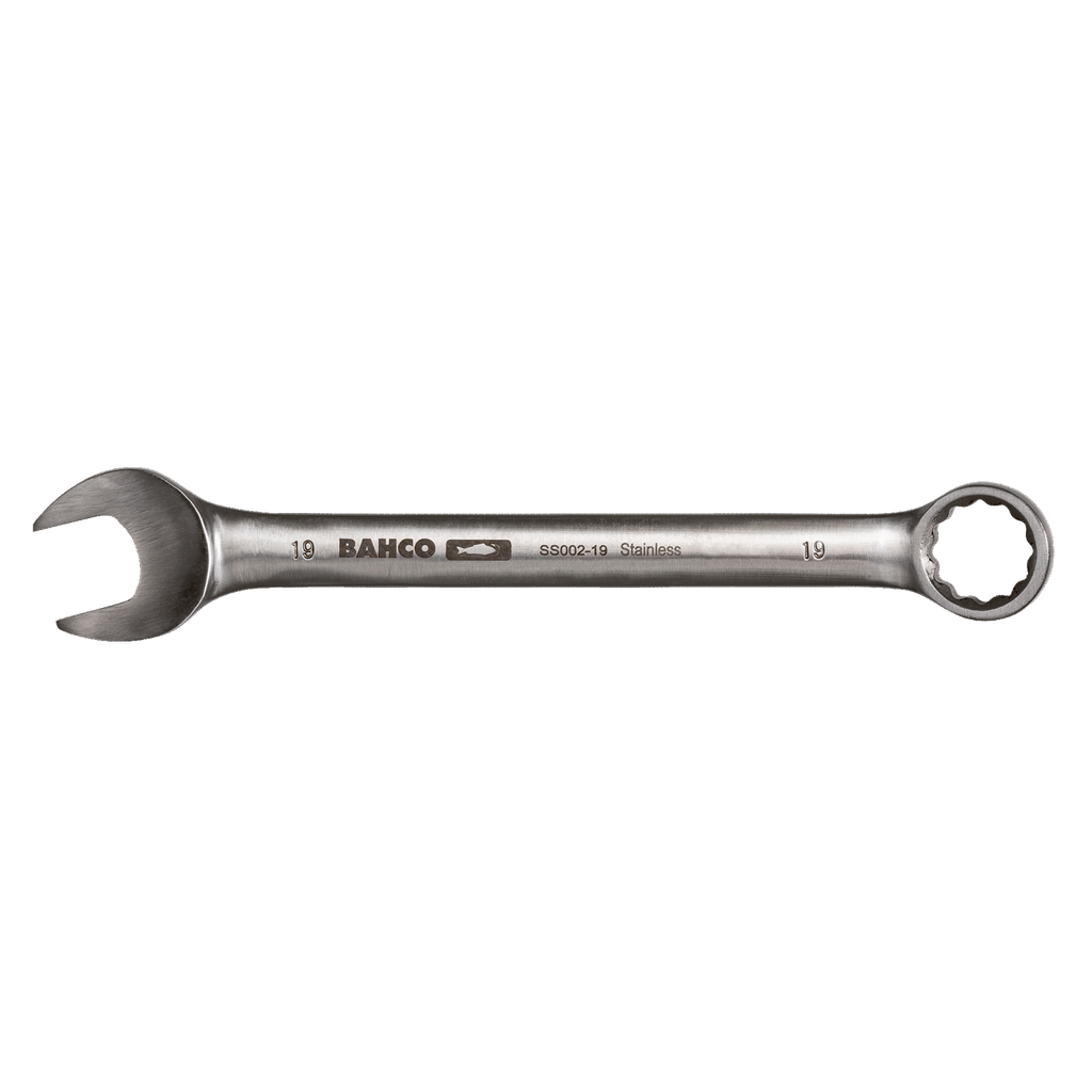BAHCO SS002 Stainless Steel Combination Wrenches (BAHCO Tools) - Premium Combination Wrench from BAHCO - Shop now at Yew Aik.