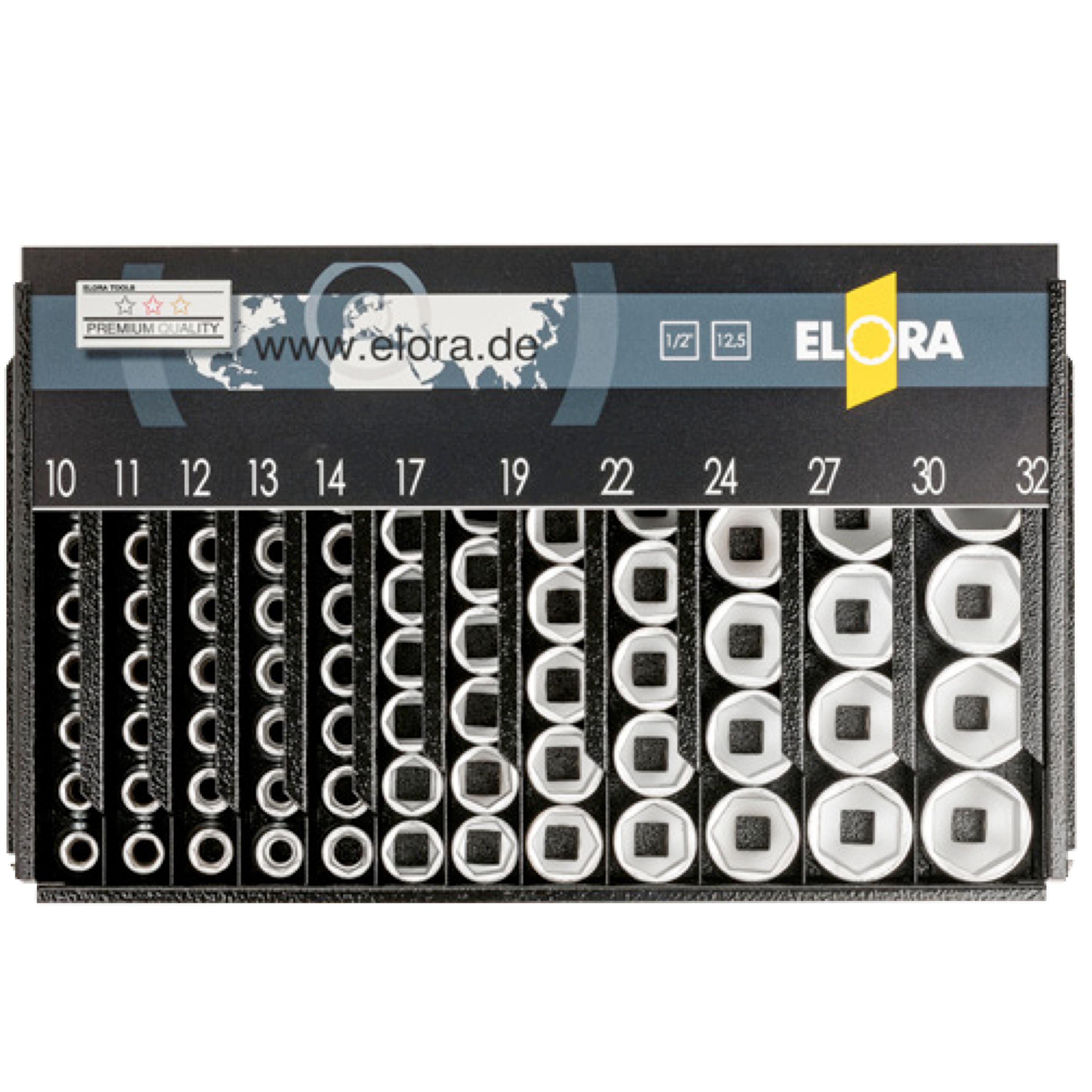ELORA 771-LSP2M Socket Display Dispenser (ELORA Tools) - Premium Socket from ELORA - Shop now at Yew Aik.