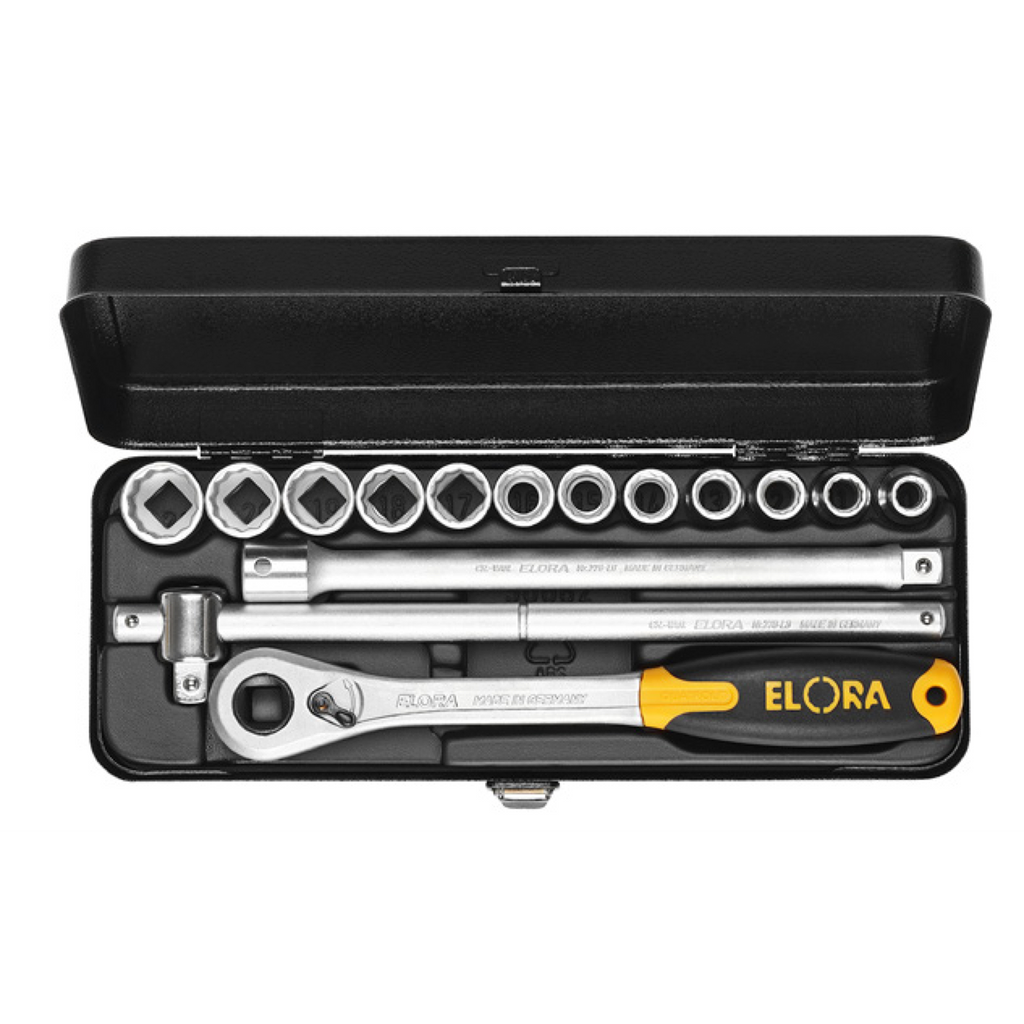 ELORA 771-LK Socket Set 1/2" (ELORA Tools) - Premium Socket Assortments 1/2" from ELORA - Shop now at Yew Aik.