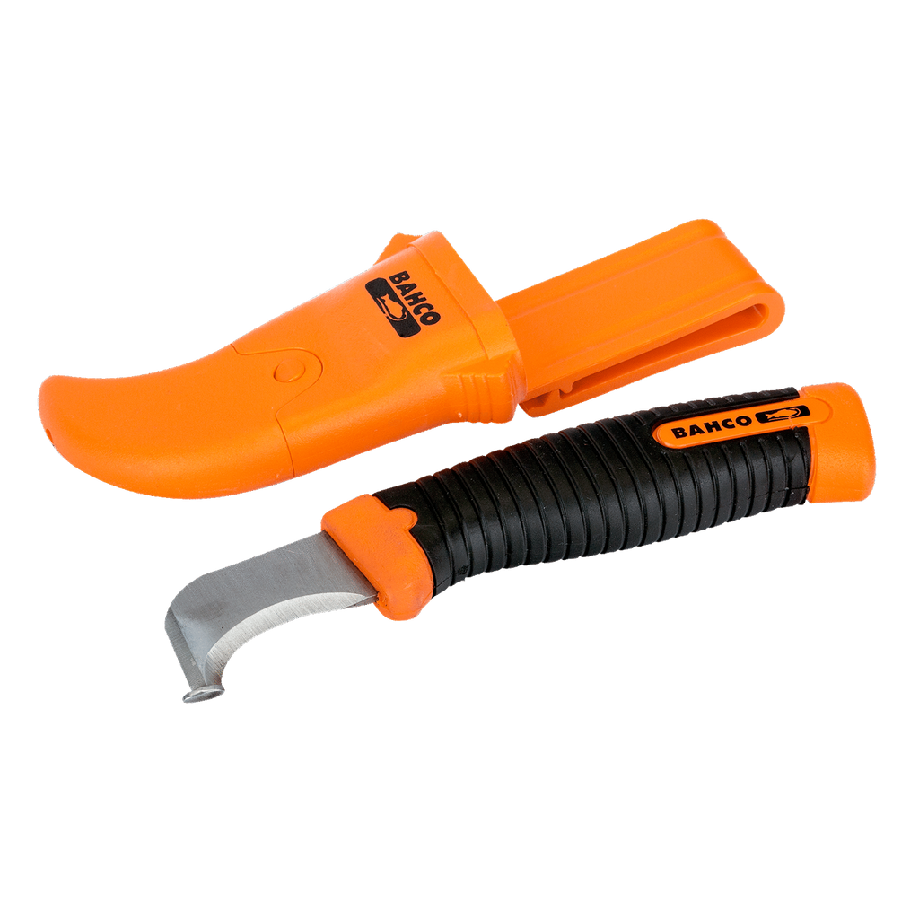 BAHCO 2446-EL-HELP Electrician Tradesman Knife with Guide - Premium Electrician Tradesman Knife from BAHCO - Shop now at Yew Aik.