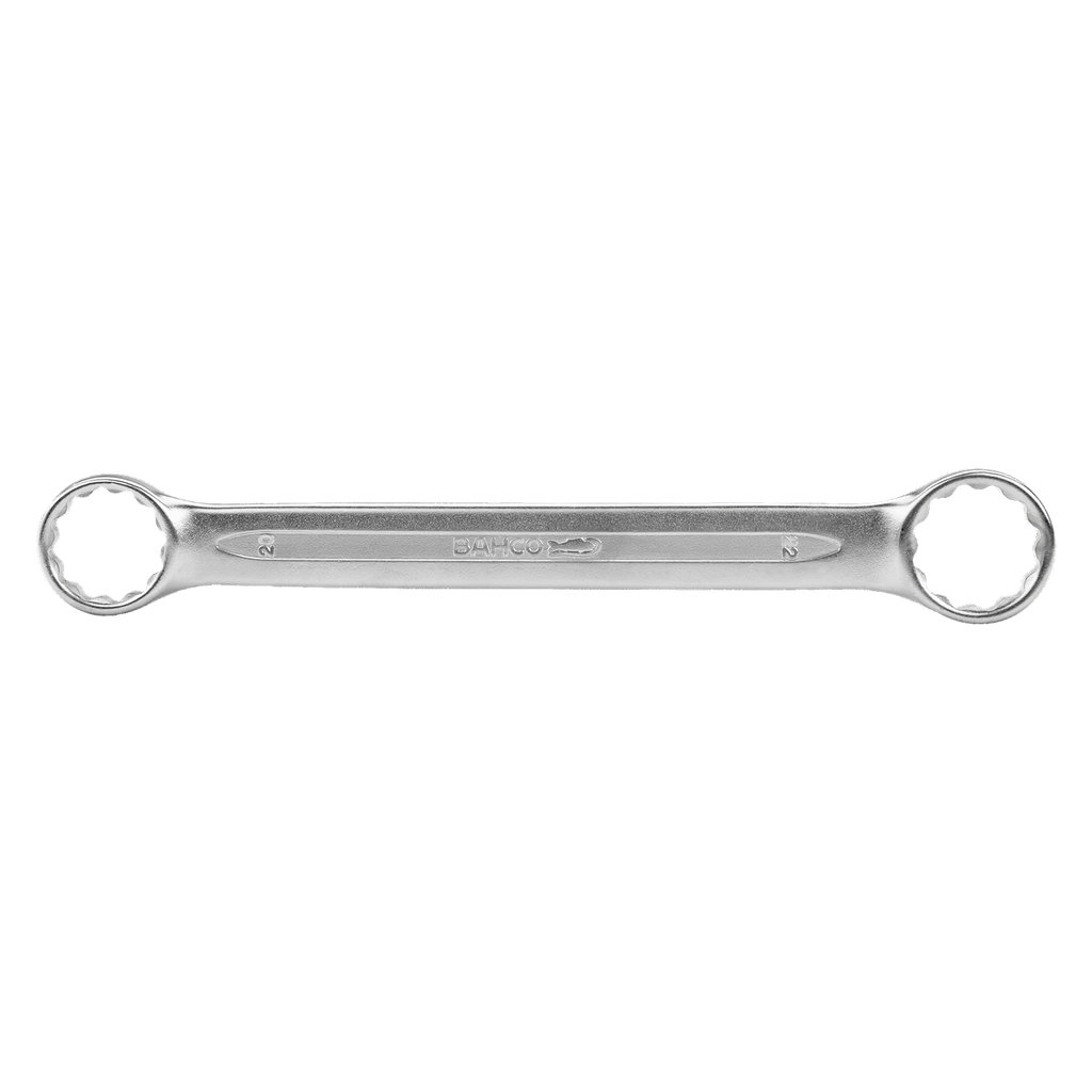 BAHCO 4M Flat Double Ring End Wrench Chrome Finish (BAHCO Tools) - Premium Ring End Wrench from BAHCO - Shop now at Yew Aik.
