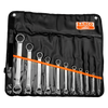 BAHCO 4M/10T Metric Flat Double Ring End Wrench Set Black Plastic - Premium Flat Double Ring Ended Wrench Set from BAHCO - Shop now at Yew Aik.