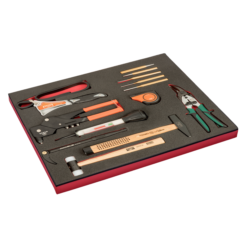 BAHCO FF1A169 Fit&Go 3/3 Foam Inlay Cutting Tools, Files & Impact Driver Set - 13 pcs (BAHCO Tools) - Premium Impact Driver Set from BAHCO - Shop now at Yew Aik.