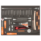 BAHCO FF1A225LM Fit&Go 3/3 Foam Laser Marked Inlay Awls, Hooks, Scraper, Magnetic Pick Up Tool & Torx Bits Set - 60 pcs (BAHCO Tools) - Premium Torx Bits Set from BAHCO - Shop now at Yew Aik.