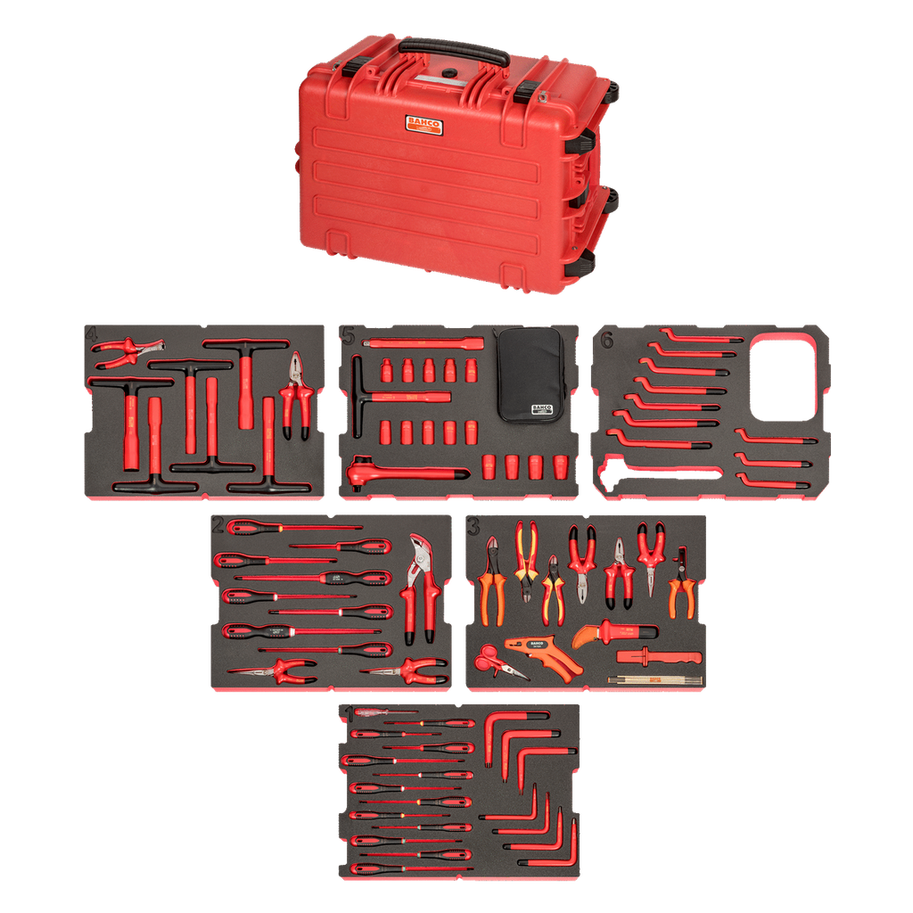 BAHCO 4750RCHDW02RF1V Heavy Duty Rigid Case Insulated Tool Kit - 79 pcs (BAHCO Tools) - Premium Tool Kit from BAHCO - Shop now at Yew Aik.
