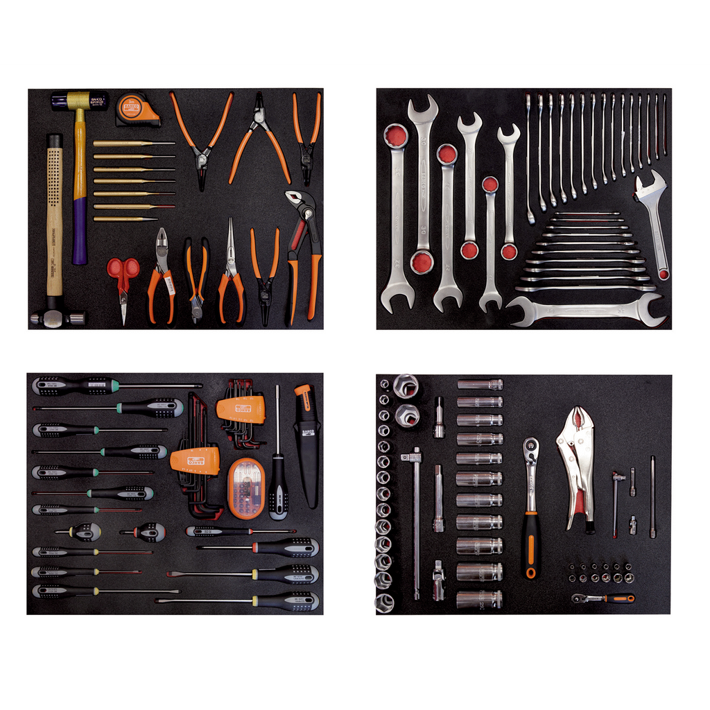 BAHCO FF1ASET-AUTO2 Auto Repair 4 Foam Toolkit - 168 Pcs - Premium Toolkit from BAHCO - Shop now at Yew Aik.