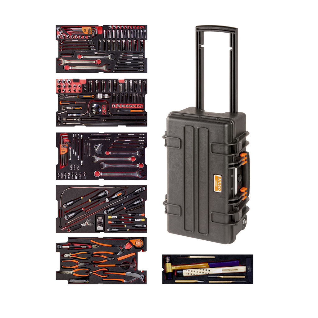 BAHCO 4750RCHDW01FF1 Heavy Duty Rigid Case Aviation Toolkit - 240 Pcs (BAHCO Tools) - Premium Assorted Aviation Tool Set from BAHCO - Shop now at Yew Aik.