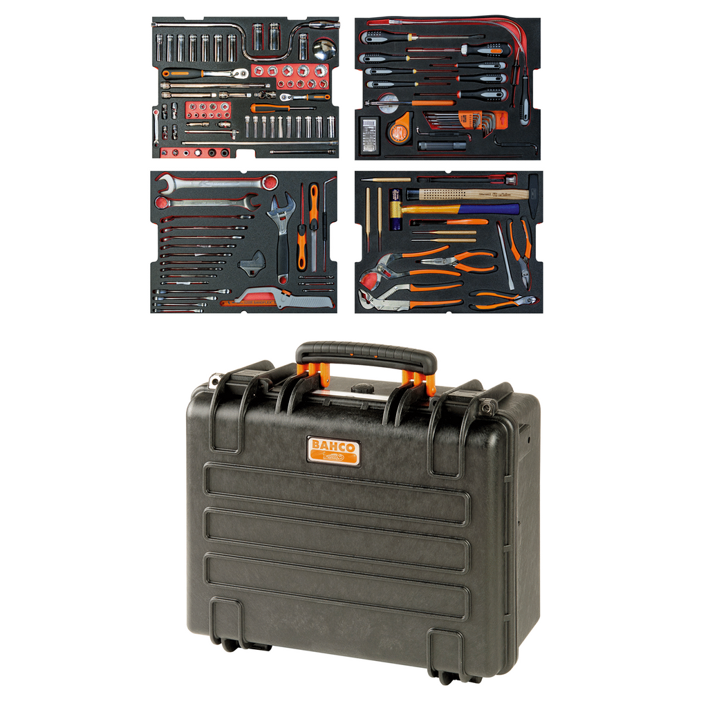 BAHCO 4750RCHD01FF1 Aviation Toolkit - 159 Pcs/Rigid Case (BAHCO Tools) - Premium Toolkit from BAHCO - Shop now at Yew Aik.