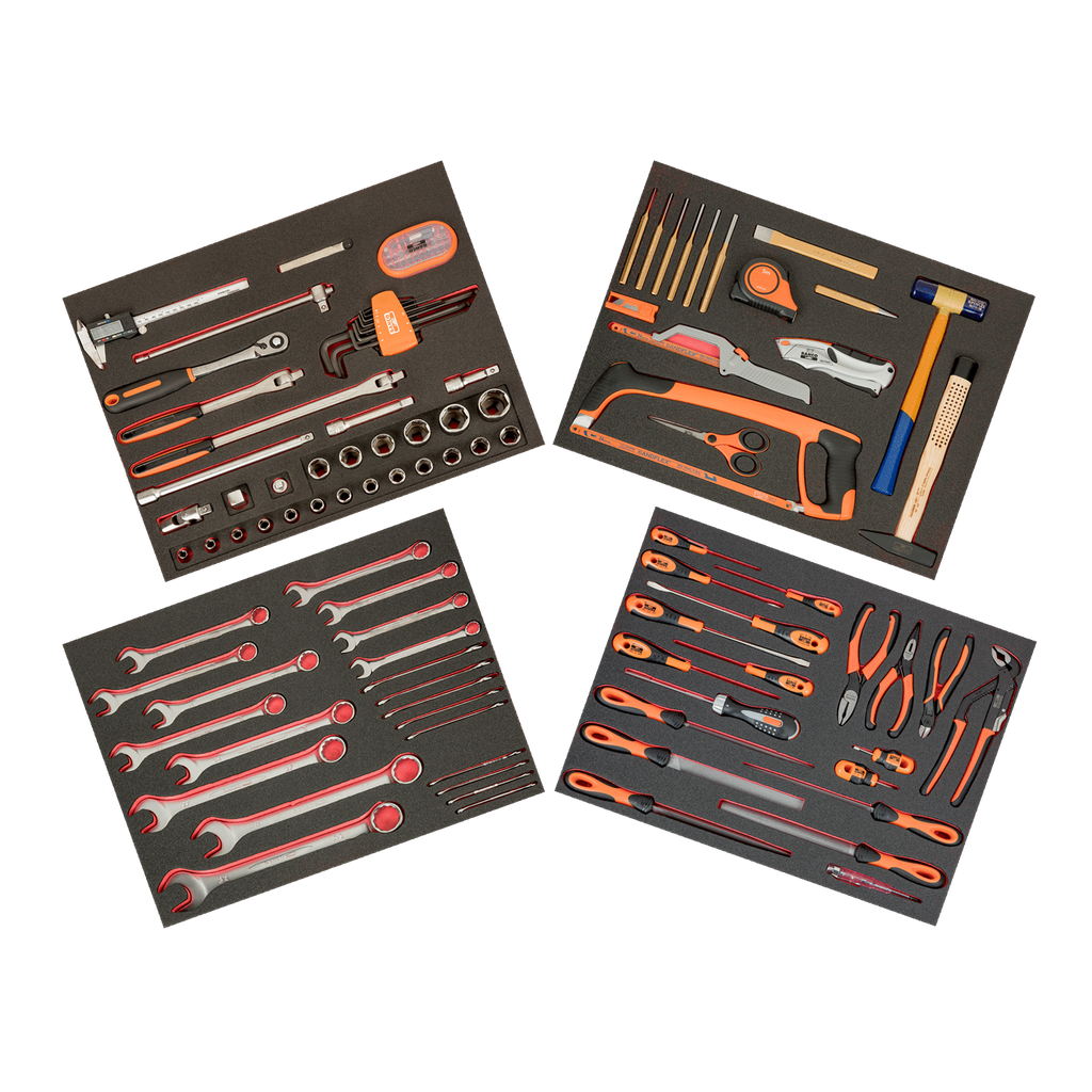 BAHCO FF1ASET-MRO4 MRO 4 Foam Toolkit - 147 Pcs (BAHCO Tools) - Premium Toolkit from BAHCO - Shop now at Yew Aik.