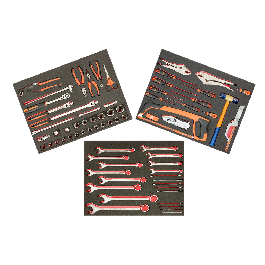 BAHCO FF1ASET-MRO5 MRO 3 Foam Toolkit - 84 Pcs (BAHCO Tools) - Premium Toolkit from BAHCO - Shop now at Yew Aik.